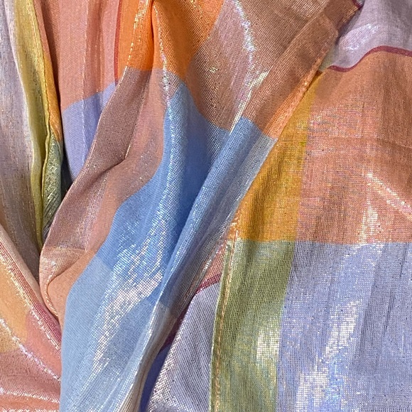 ANThropolgie Pilcro Plaid Tent Maxi Dress S new with tag nwt - Picture 4 of 7